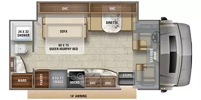 2021 Jayco Melbourne 24R floor plan