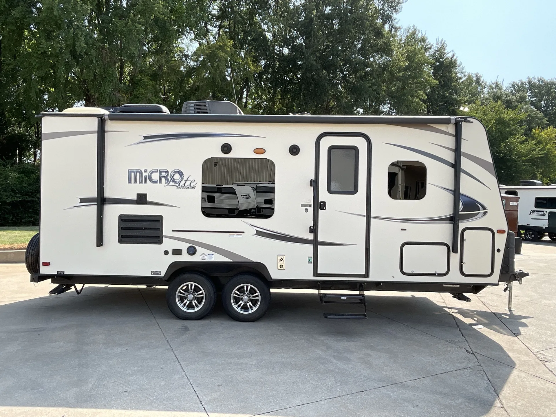 2018 Forest River Flagstaff Micro Lite 23LB — campside
