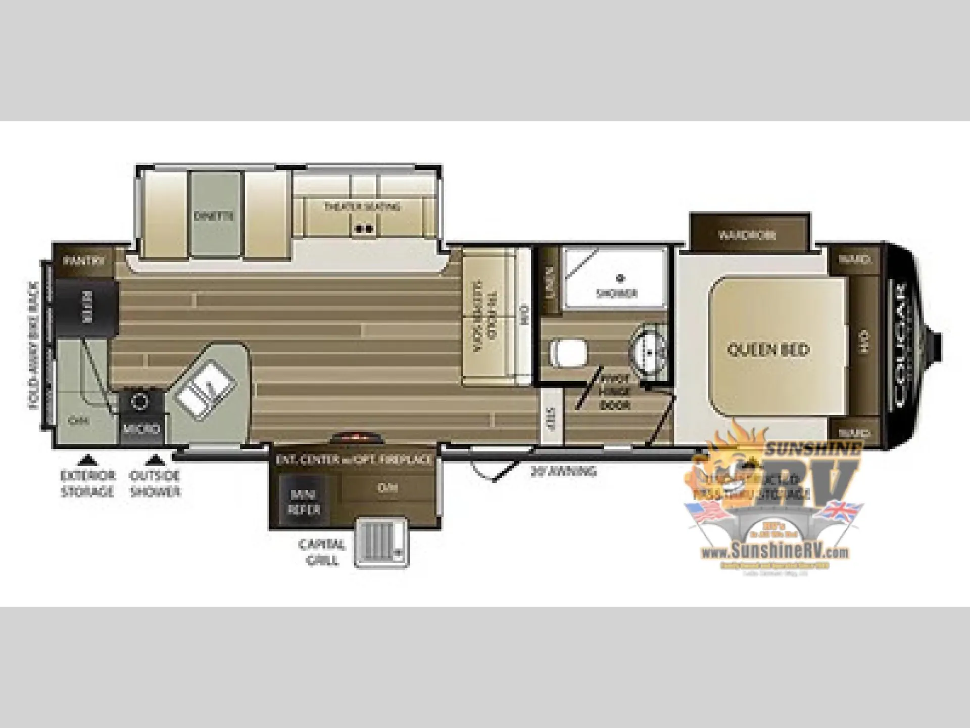2019 Keystone RV Cougar Half-Ton Series 29RKS - Photo 3