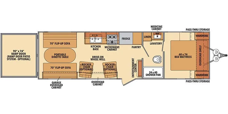 Shasta Shasta 260TH floor plan