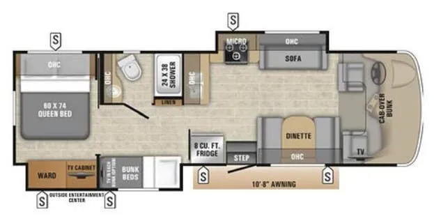 Entegra Coach Esteem 31L floor plan