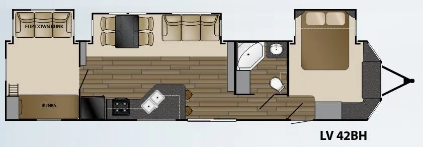 Breckenridge Lakeview 42 BH floor plan