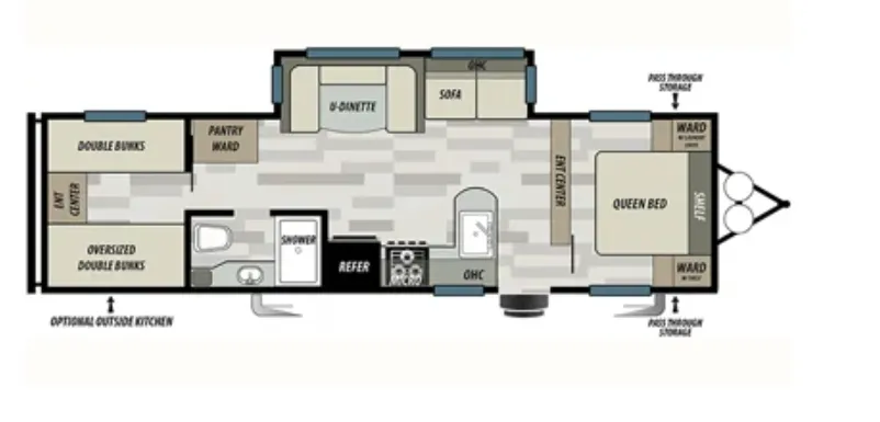 Forest River Sonoma 3011BH floor plan