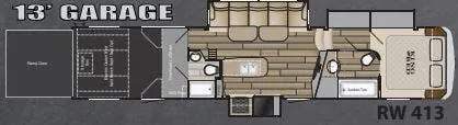Heartland Road Warrior 413 floor plan