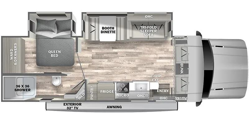 Dynamax Corp Isata 5 Series 30FW floor plan