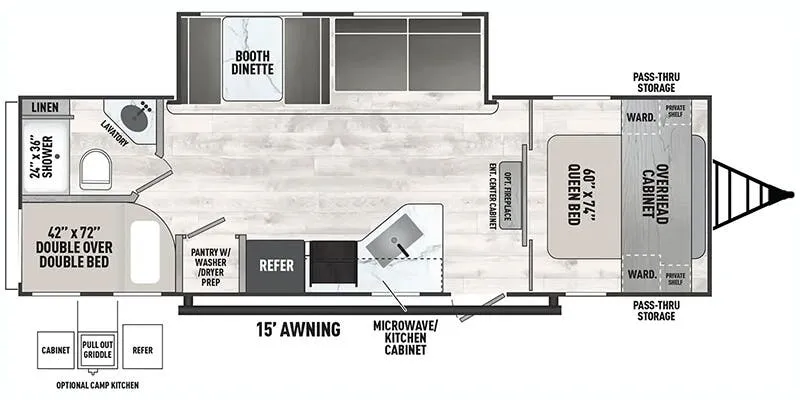 2027 Coachmen Clipper 6K Series 262DBS - Floor plan