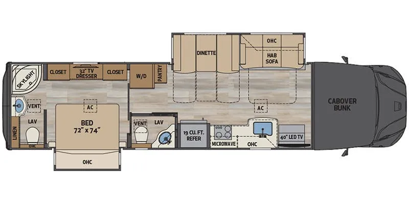 2023 Renegade RV Valencia 38RB floor plan