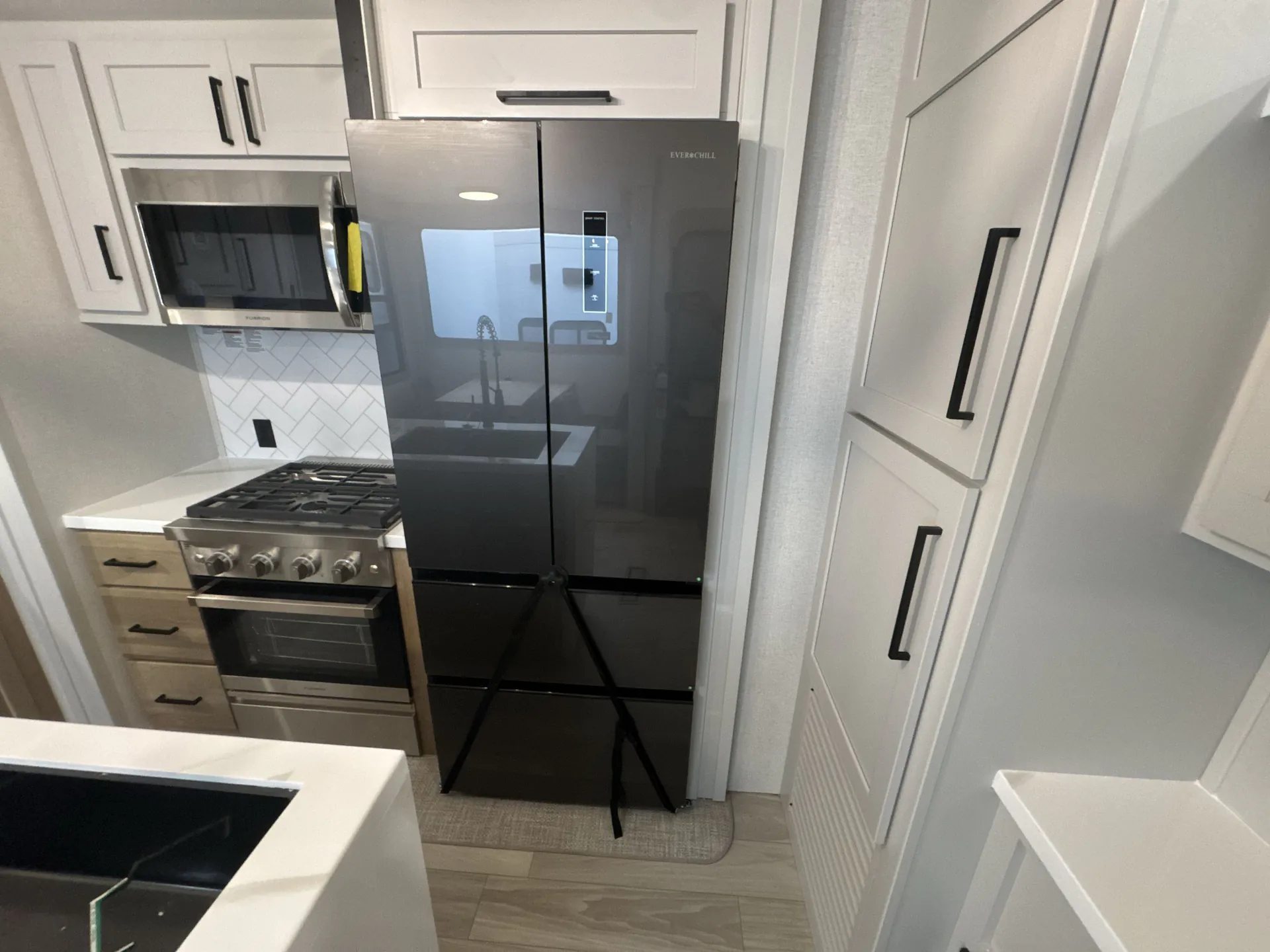 2026 Forest River Sandpiper 3990FL — fridge
