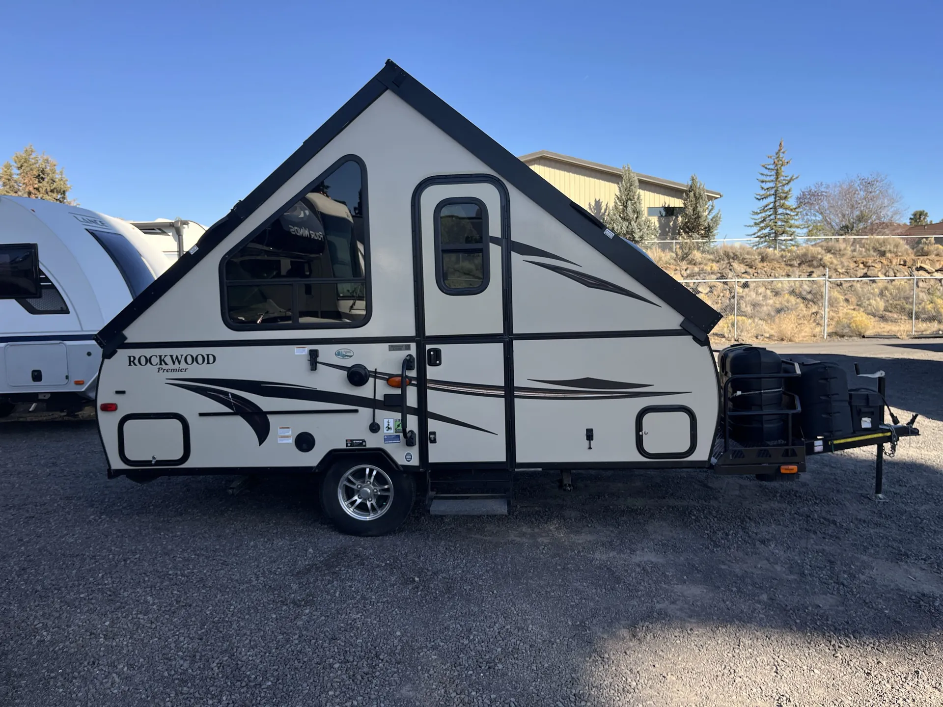 2017 Forest River Rockwood Hard Side A122BH — campside