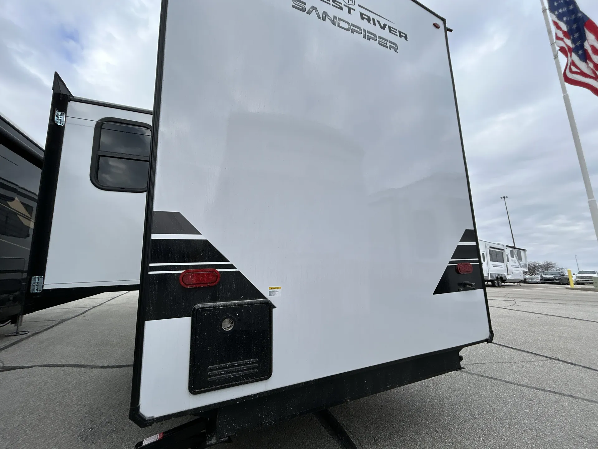 2026 Forest River Sandpiper Destination 422FKL — off campside