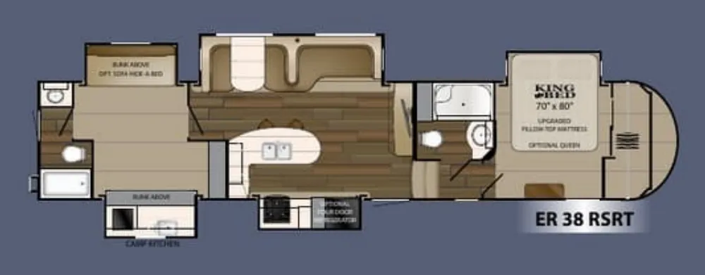 Heartland ElkRidge 38RSRT floor plan