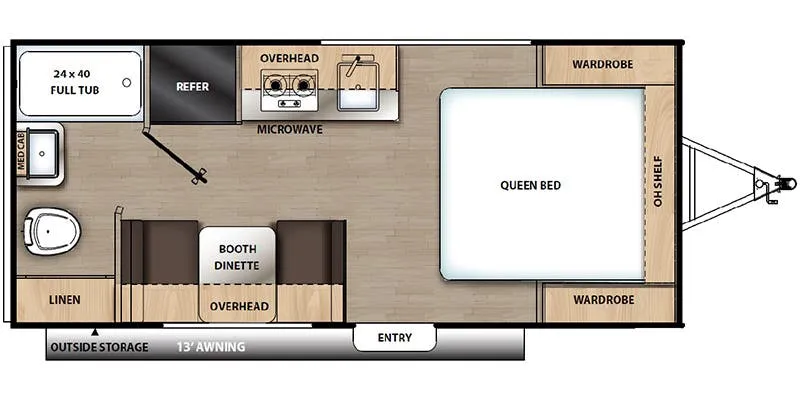 Coachmen Catalina Summit 174FB floor plan