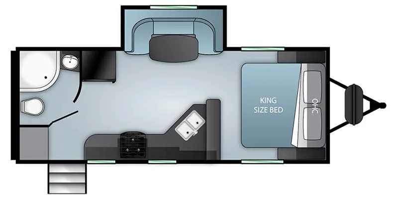 2021 Cruiser RV Twilight Signature TWS 2100 floor plan
