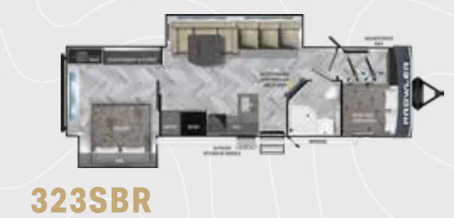 Heartland Prowler 323SBR floor plan