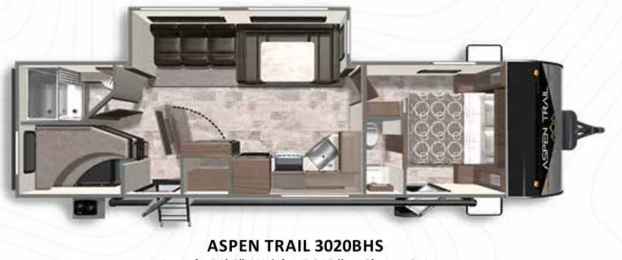 Dutchmen Aspen Trail 3020BHS floor plan