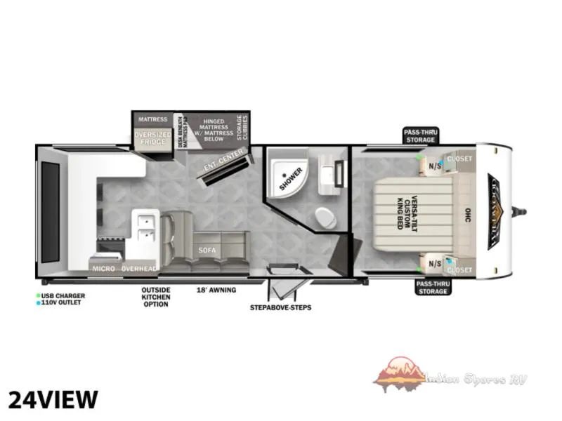 2024 Forest River RV Wildwood X-Lite 24VIEW - Photo 3
