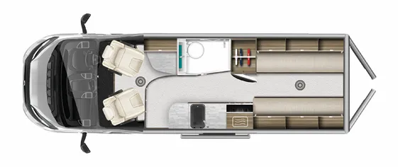 Auto-Trail V-Line SE 635 SE floor plan