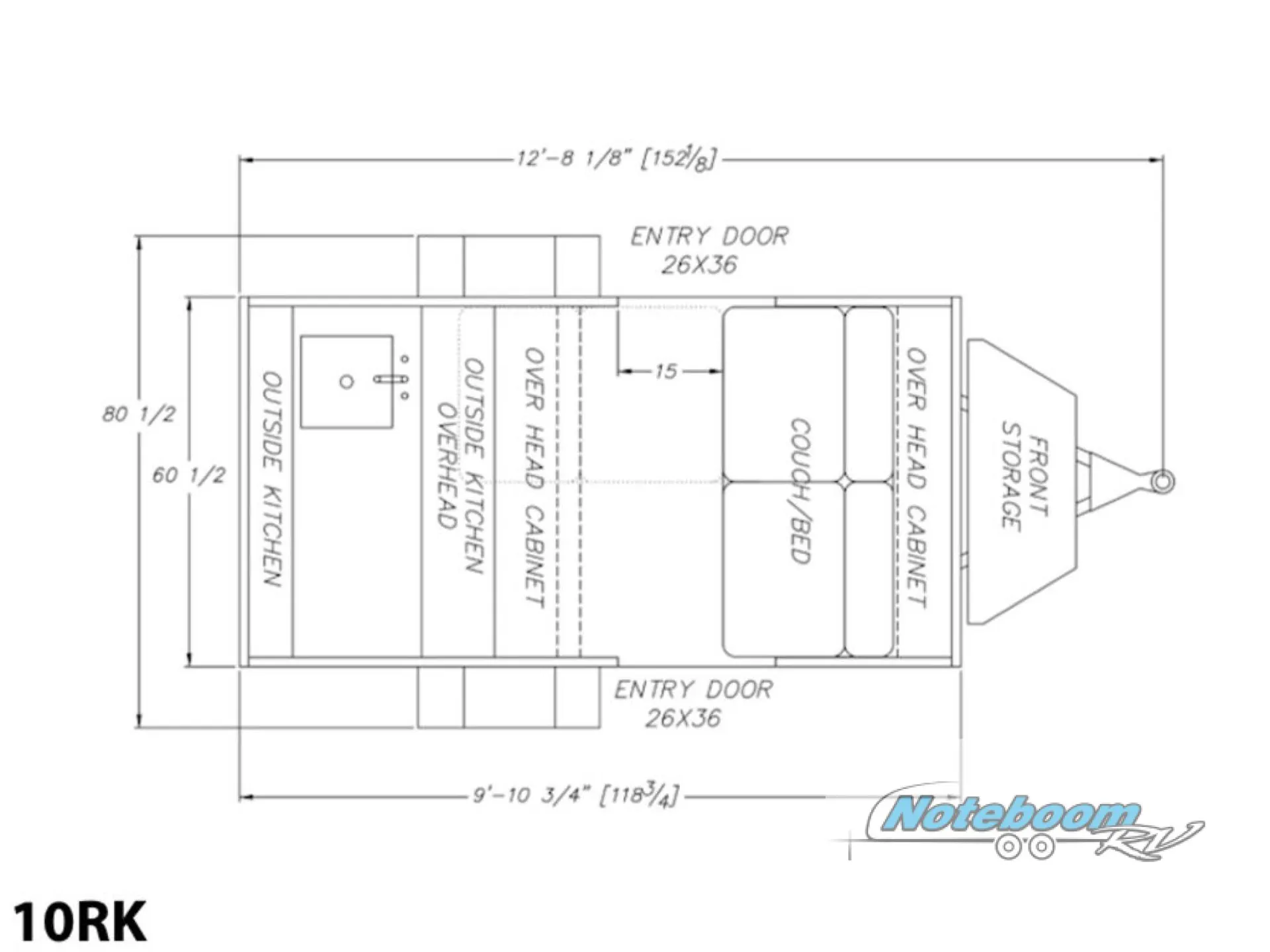 2025 Modern Buggy Trailers Little Buggy 10RK - Photo 3