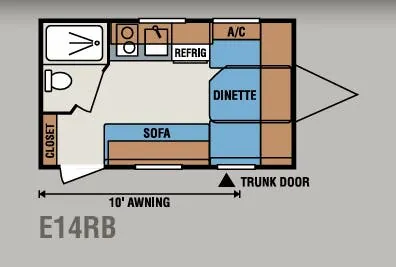 K-Z Spree Escape E14RB floor plan
