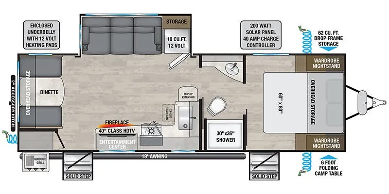 2024 Alliance RV Delta 252RL floor plan