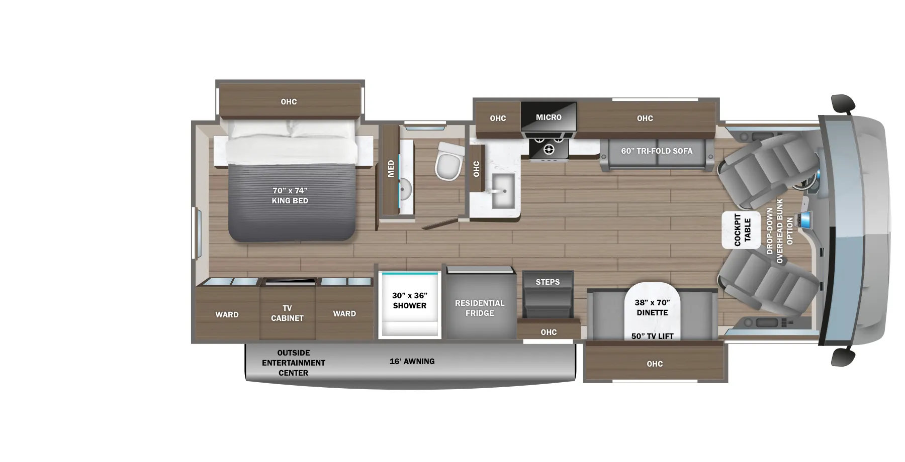 Jayco Precept 31UL floor plan