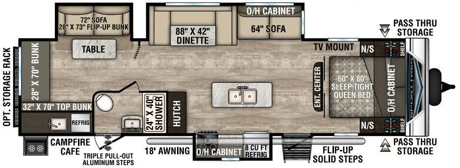 Venture RV SportTrek ST320VIK floor plan