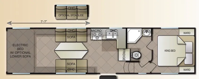 Pacific Coachworks Sandsport F33 floor plan