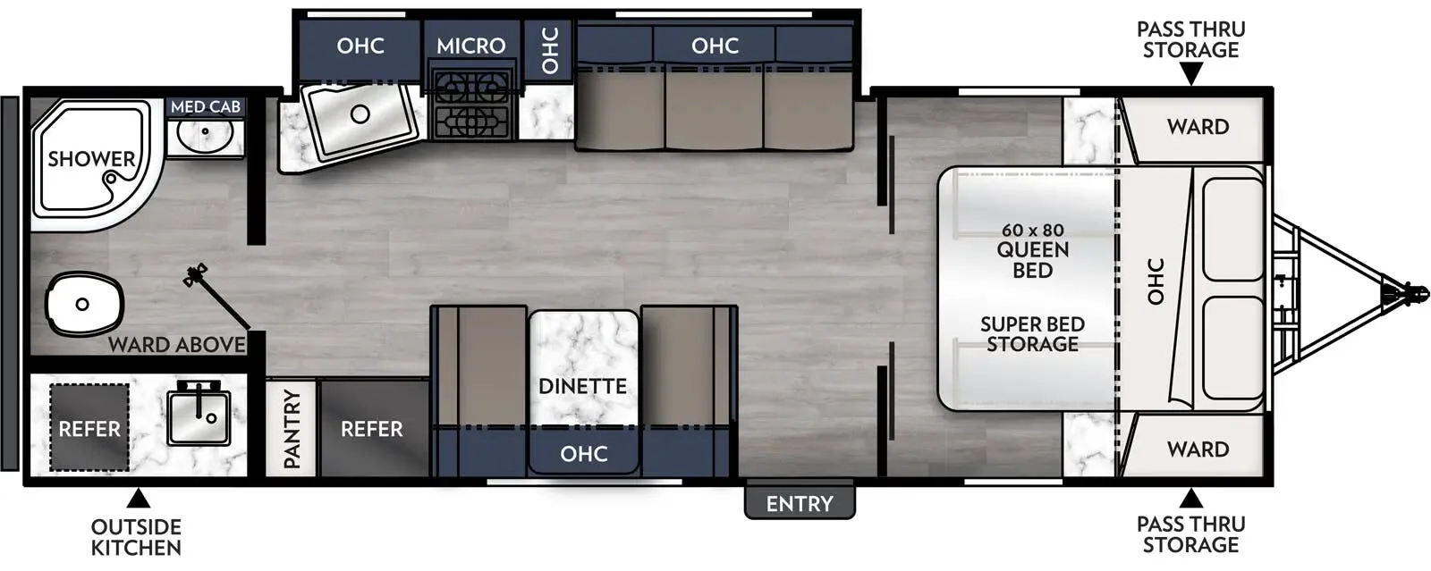Coachmen Apex Ultra-Lite 251RBK floor plan