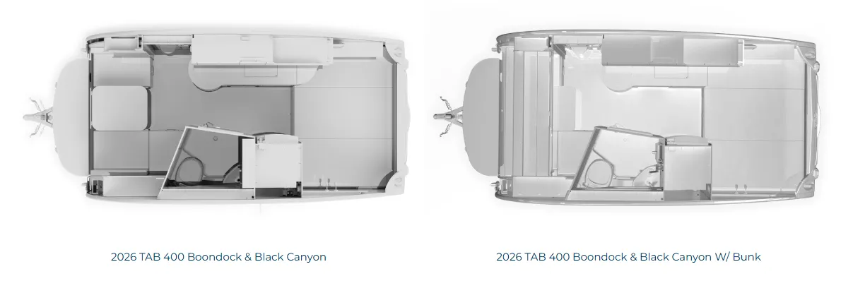2021 nuCamp RV TAB 400 BOONDOCK - Floor plan