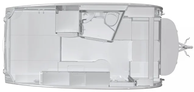 NuCamp TAB 400 BLACK CANYON floor plan