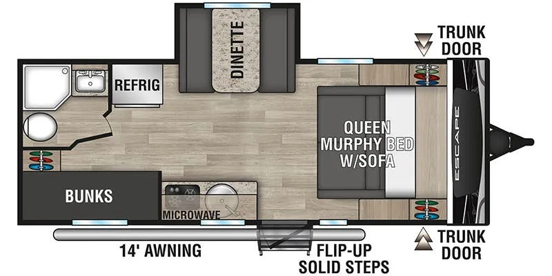 K-Z Escape E201BH floor plan
