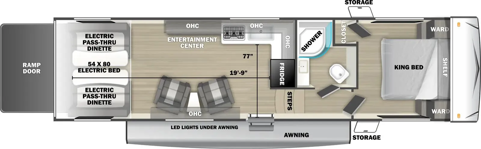 Forest River Sandstorm 3210SRX floor plan