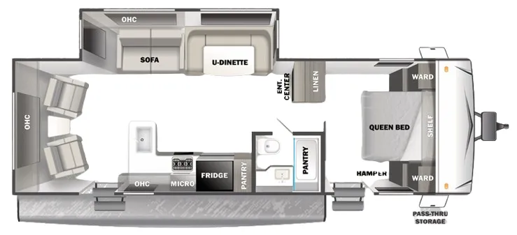Forest River EVO 2600 floor plan
