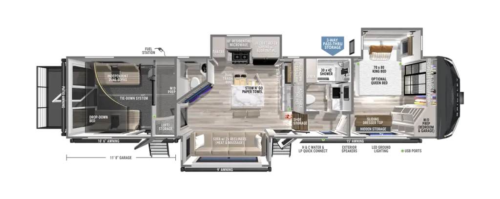 2026 Brinkley Model G 3500 floor plan