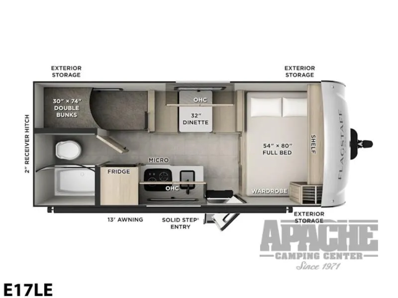 2026 Forest River RV Flagstaff E-Pro 17LE - Photo 2