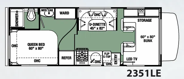 Forest River Forester LE 2351LE floor plan