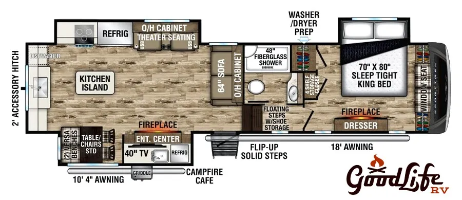 2025 Venture Sport Trek Touring Edition 353VRK - Floor plan