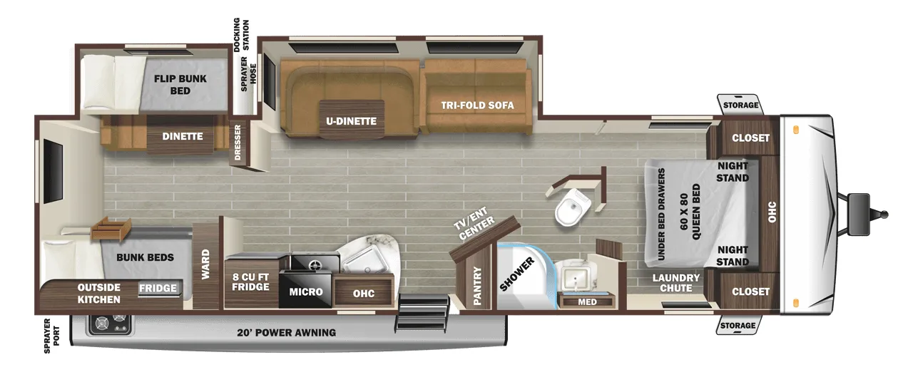 Starcraft Super Lite 311BH floor plan