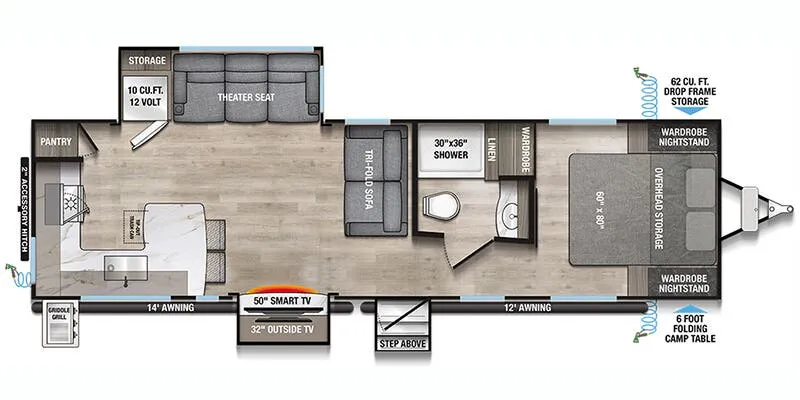 2025 Alliance RV Delta 294RK floor plan