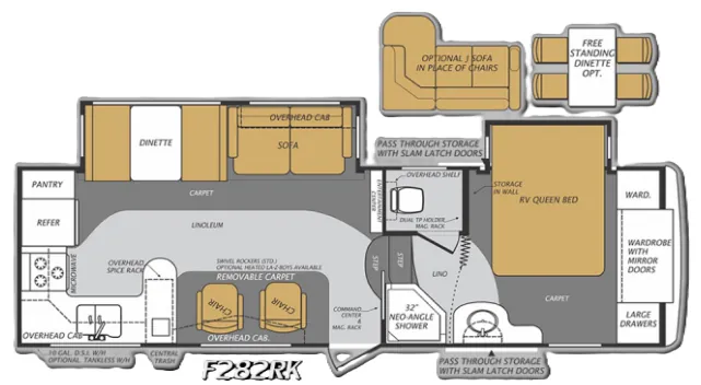 Forest River Wildcat Maxx 282RK floor plan