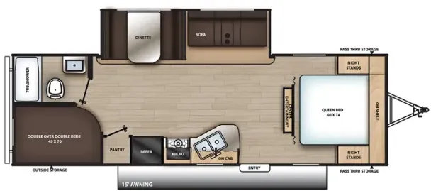 Coachmen Catalina Summit Series 8 8 261BH floor plan