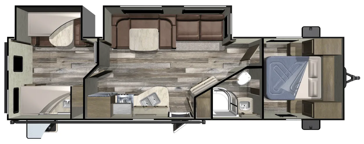 Starcraft Launch 31BHS floor plan