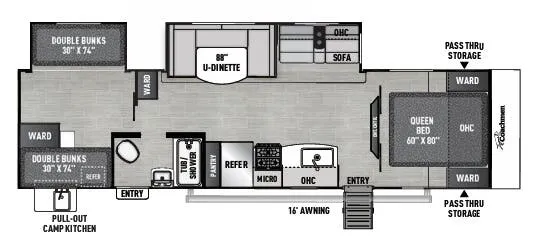 Coachmen Freedom Express Select 31SE floor plan