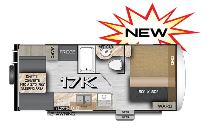 Northwood Nash Camp 17K floor plan