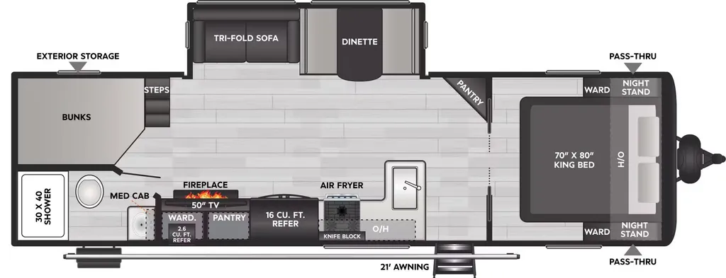 2026 Keystone Coleman Legacy 2900BH floor plan