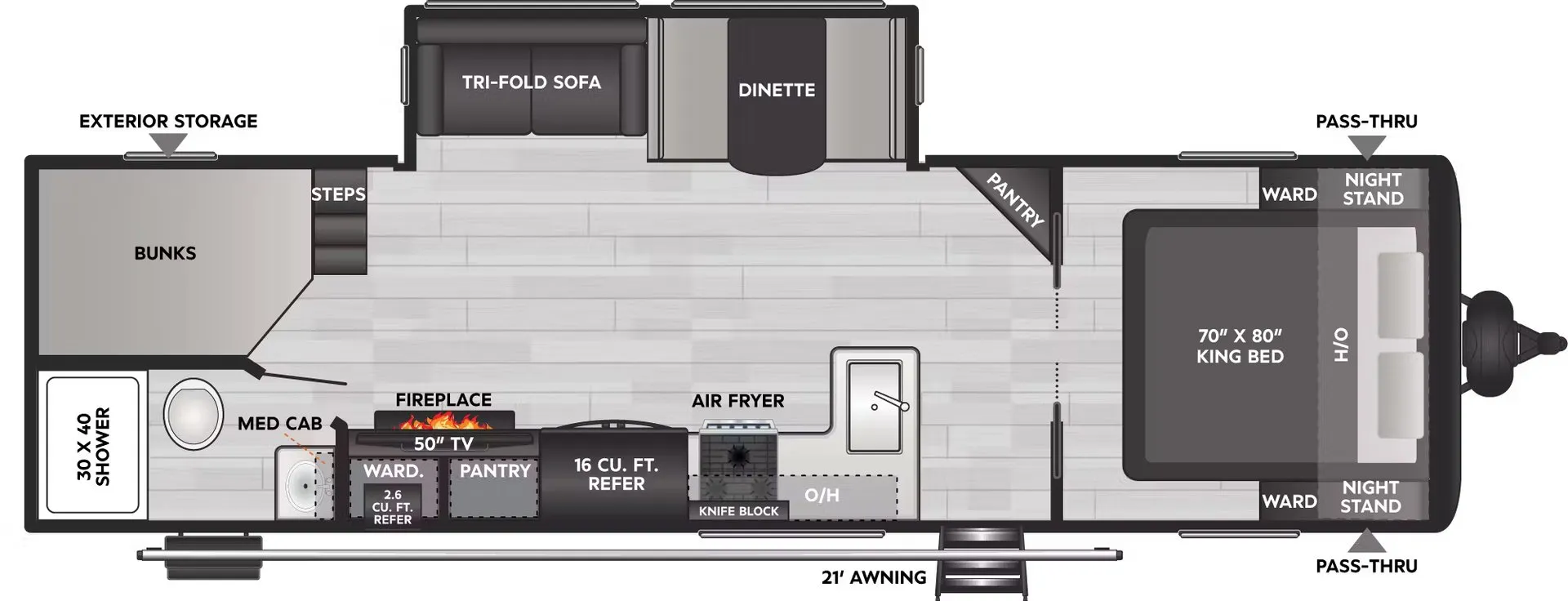 2026 Keystone Coleman Legacy 2900BH - Floor plan