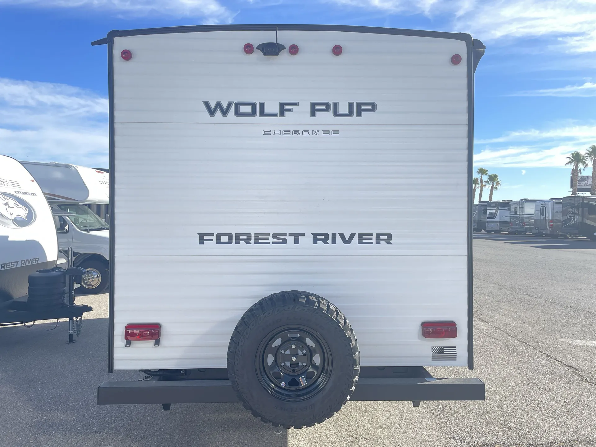 2027 Forest River Cherokee Wolf Pup 16FQW — backside