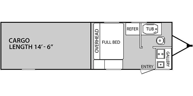 Genesis Supreme Overnighter 12-14.6RB floor plan