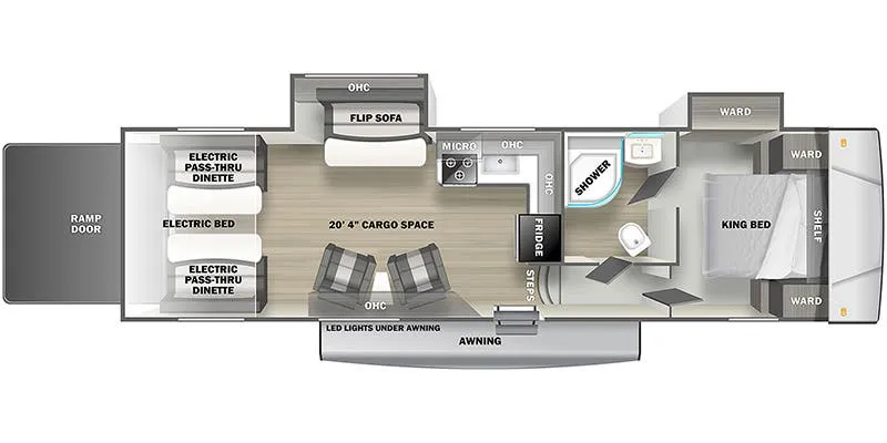 Forest River Stealth SA3320G floor plan