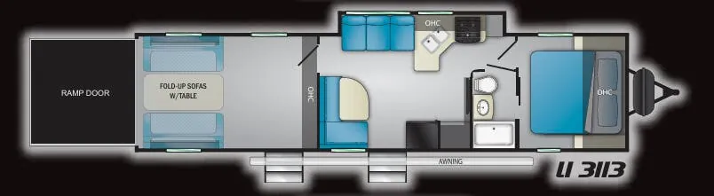 Heartland Lithium 2714 floor plan